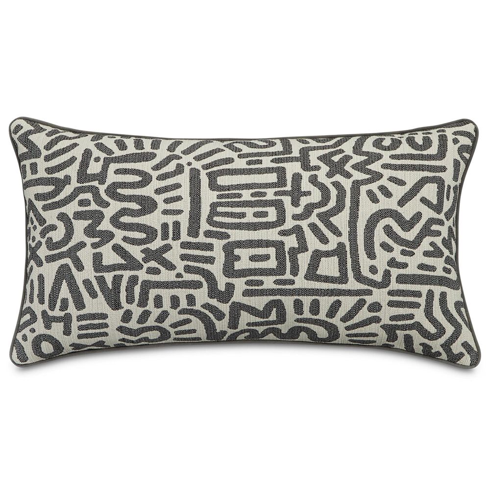 Vista Haus Halsey 13" x 24" Lumbar Throw Pillow in Slate, , large