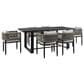 Blue River Felicia 7-Piece Patio Dining Table Set in Black, , large