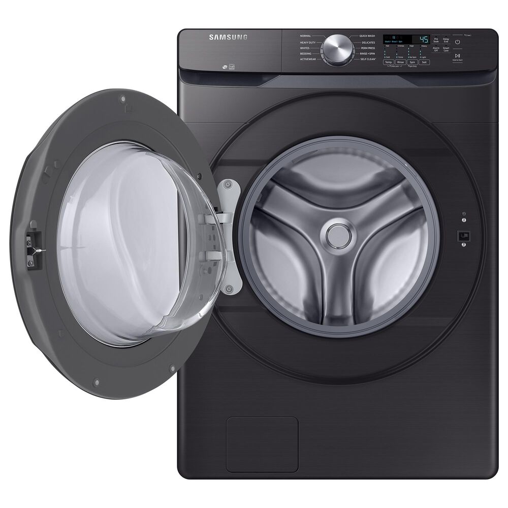Samsung 4.5 Cu. Ft. Capacity Front Load Washer with Vibration Reduction Technology in Brushed Black, , large