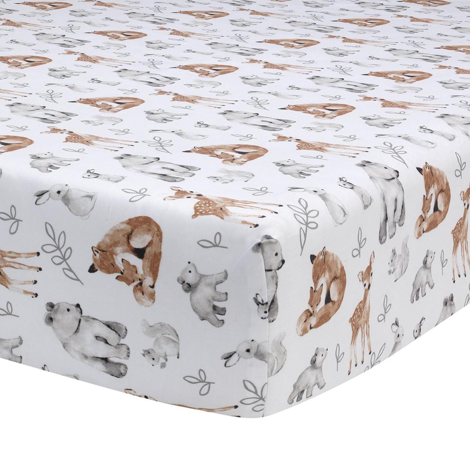beige crib bedding