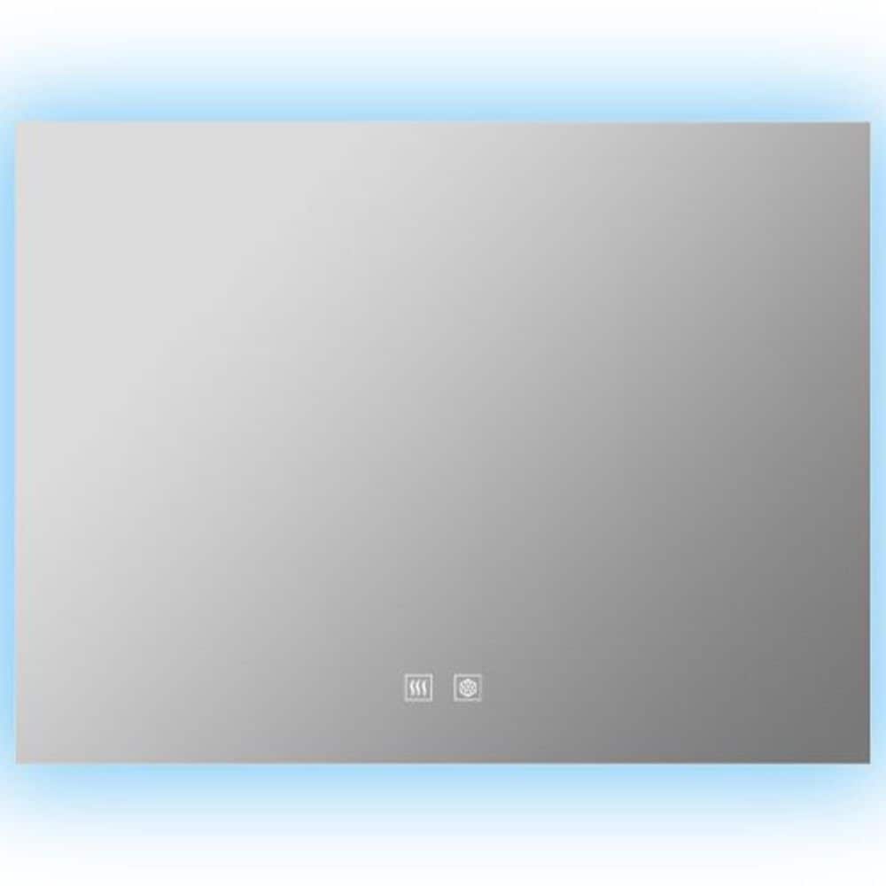 Lexora Home Vellum 32" x 24" LED Vanity Mirror, , large