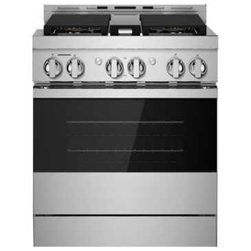 Jenn-Air 30" Self-Cleaning Professional Gas Range in Black Glass and Stainless Steel, , large