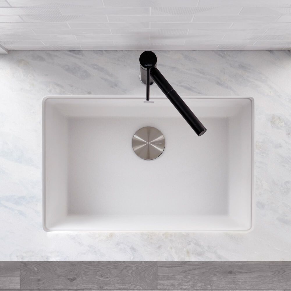 Blanco Precis 27&quot; Single Bowl Kitchen Sink in White, , large