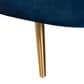 Baxton Studio Kailyn Upholstered Chaise in Navy Blue Velvet, , large