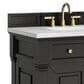 James Martin Vanities Brookfield 36" Single Bathroom Vanity in Black Onyx with 3 cm Arctic Fall Solid Surface Top and Rectangular Sink, , large
