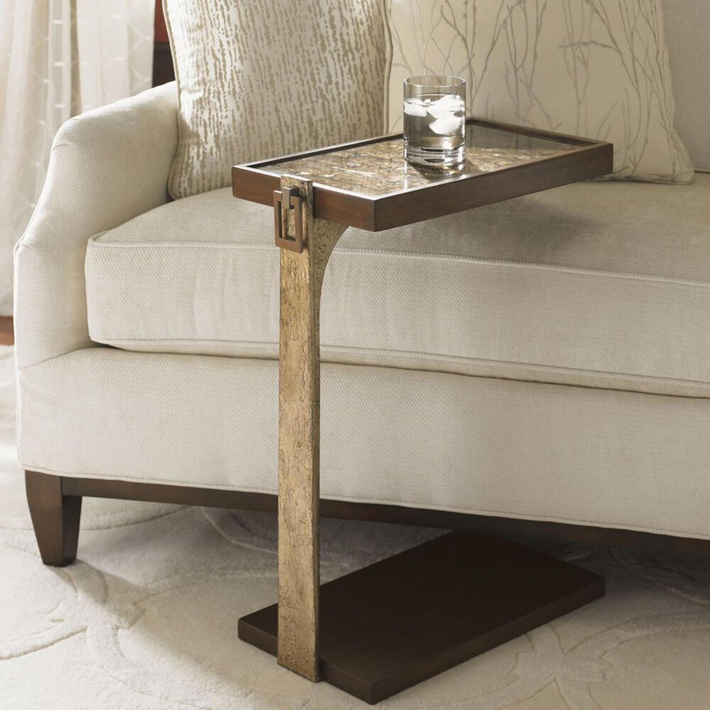 Lexington Furniture Tower Place Orland Chairside Table in Arlington Dark Walnut, , large