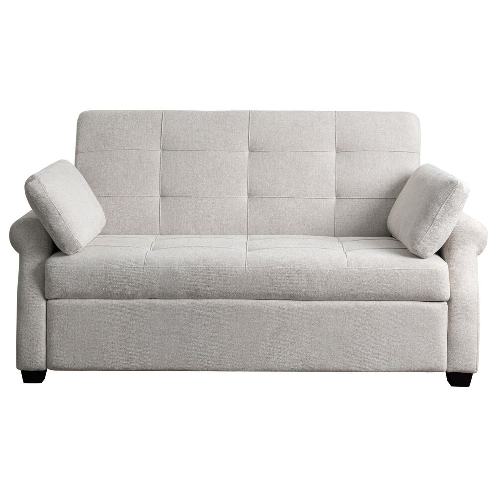 Lifestyle Solutions Hampton Queen Convertible Sofa in Oatmeal, , large