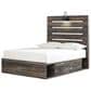 Ashley Drystan 5 Piece Full Bedroom Set in Rustic Brown, , large