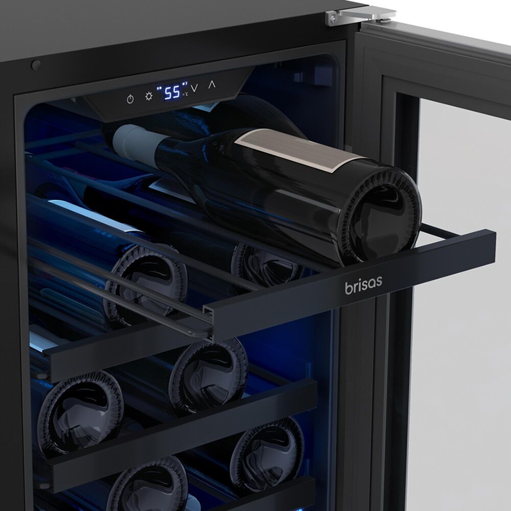 Zephyr 3.4 Cu. Ft. Dual Zone Wine Cooler in Stainless Steel, , large