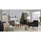 Lumisource Petal Accent Chair in Black, , large