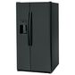 GE Appliances 25.3 Cu. Ft. Side by Side Refrigerator with External Dispenser in Black, , large