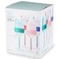 True Stemmed Wine Freeze Cooling Cup Tinted in Multicolor (Set of 4), , large