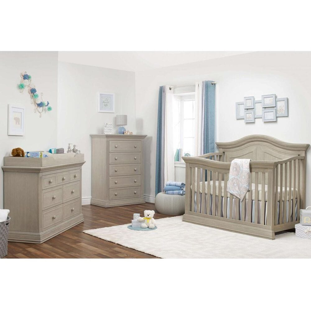Sorelle Providence 5 Drawer Chest in Heritage Fog, , large