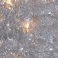 The Gerson Company 4" Pop-Up LED Silver Tinsel Tree with Holly Leaves in Silver, , large