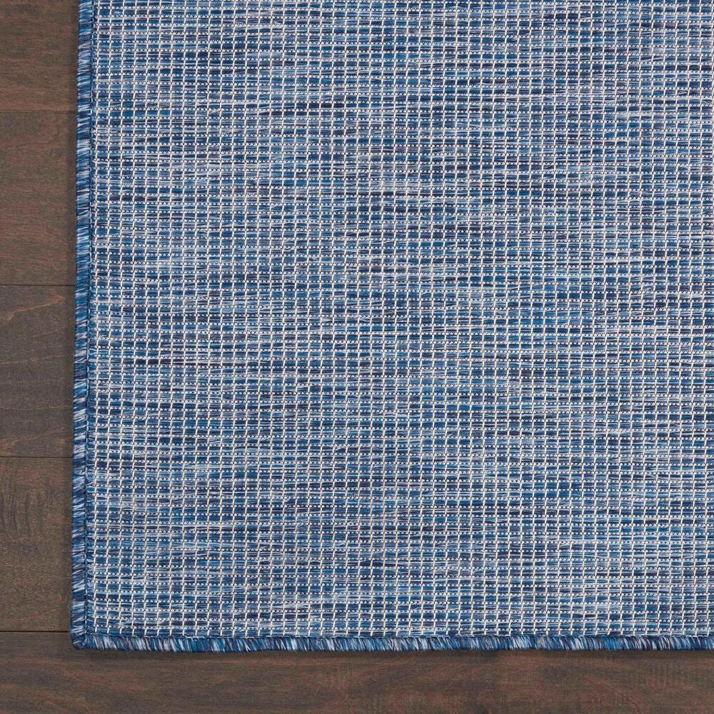 Nourison Positano 8&#39; x 10&#39; Navy Blue Indoor/Outdoor Area Rug, , large