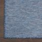 Nourison Positano 8" x 10" Navy Blue Indoor/Outdoor Area Rug, , large