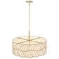 Golden Lighting Simbolo 5-Light Pendant in Almond, , large