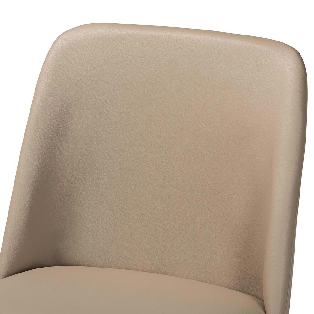Baxton Studio Lavin Side Chair in Walnut Light Brown (Set of 2), , large