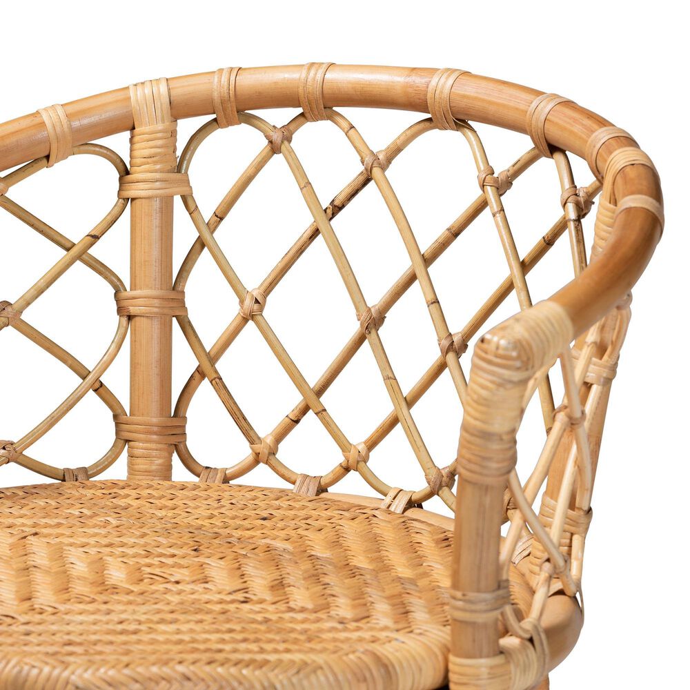 Baxton Studio Orchard Bar Stool in Natural Brown, , large