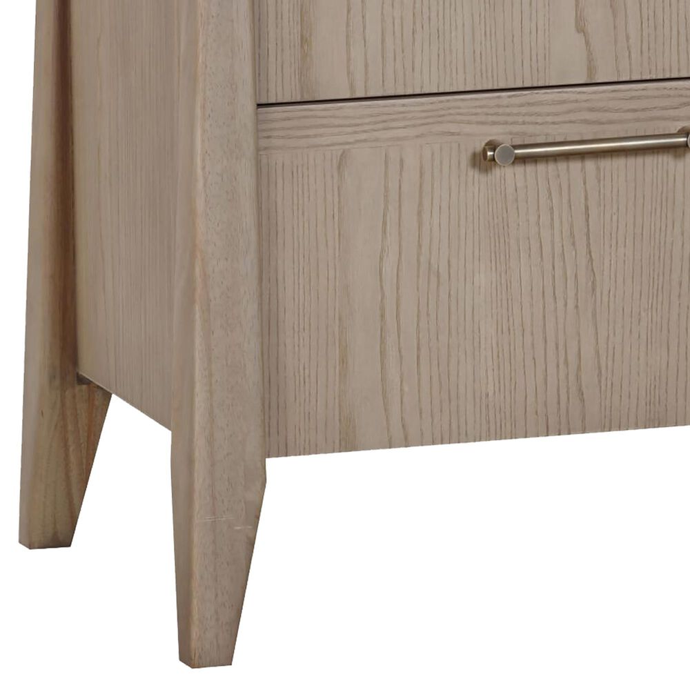 Urban Home Sumire King Platform Bed and Two Nightstands in Bisque, , large