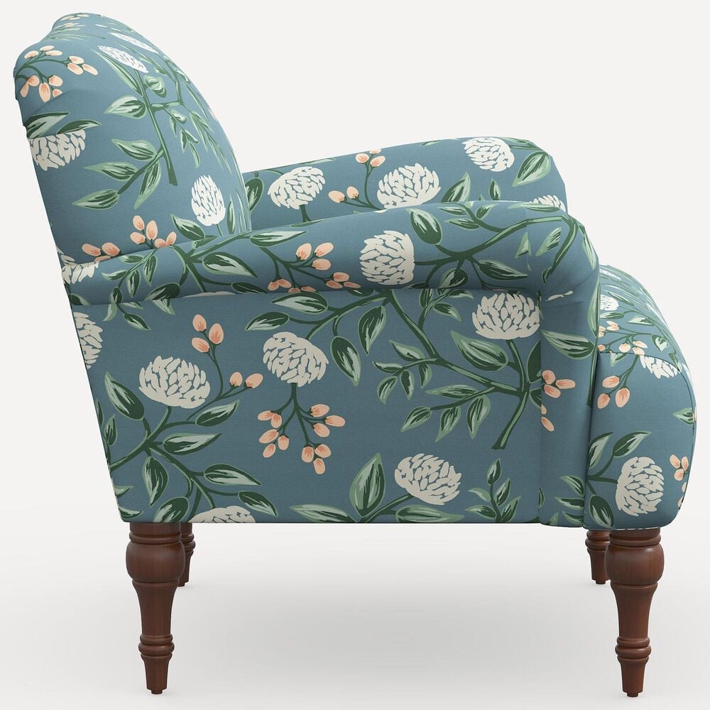 Rifle Paper Co Crafted by Cloth and Company Bristol Chair in Peonies Emerald, , large