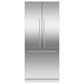 Fisher & Paykel 36" Integrated French Door Panel with 84" High in Stainless Steel, , large