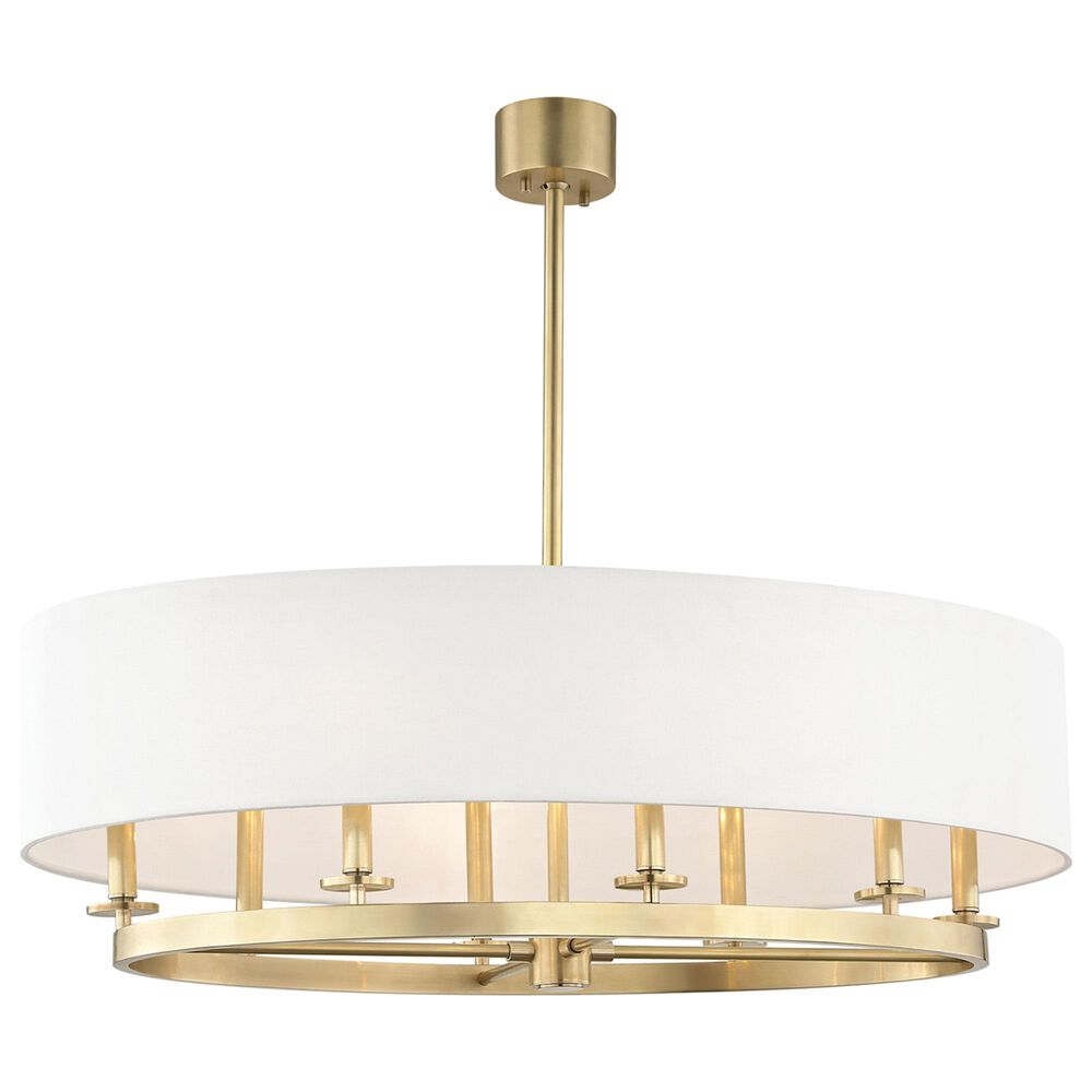 Hudson Valley Lighting Durham 8-Light Linear in Aged Brass, , large