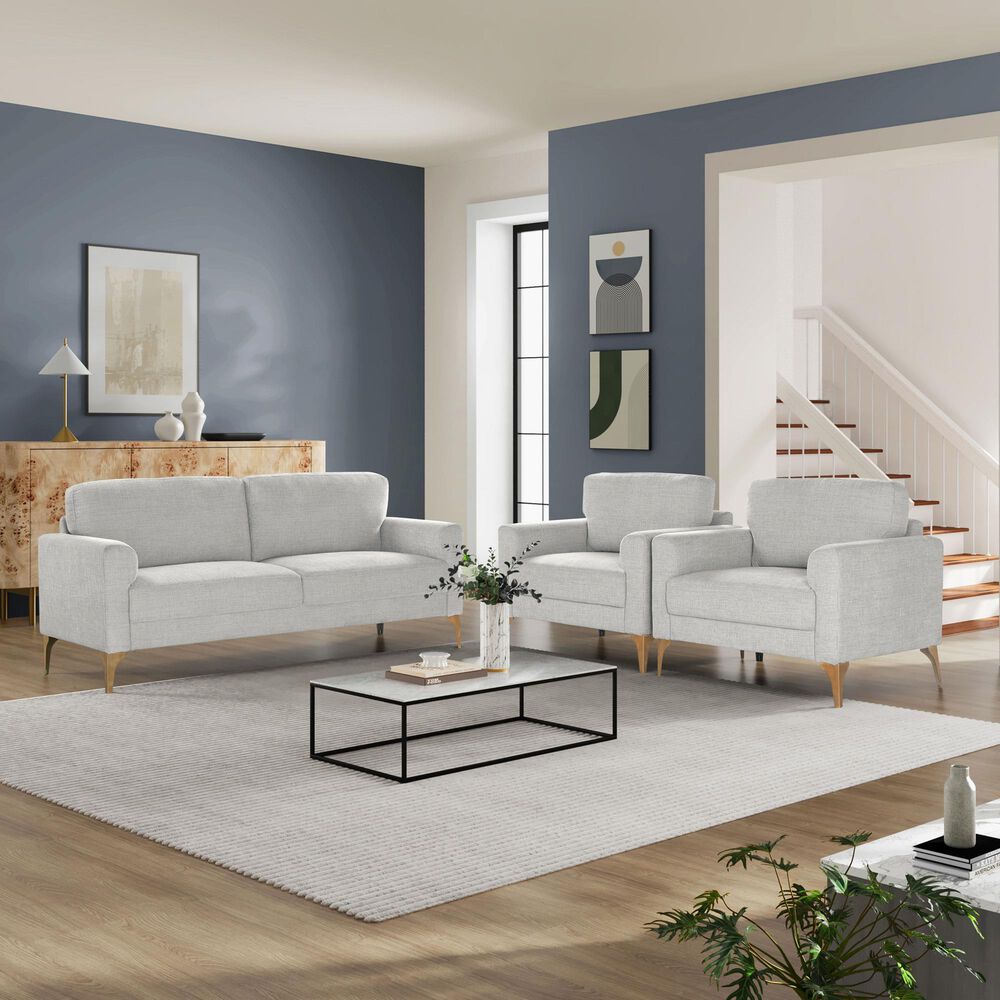 Lifestyle Solutions Mercer Accent Chair in Ivory, , large