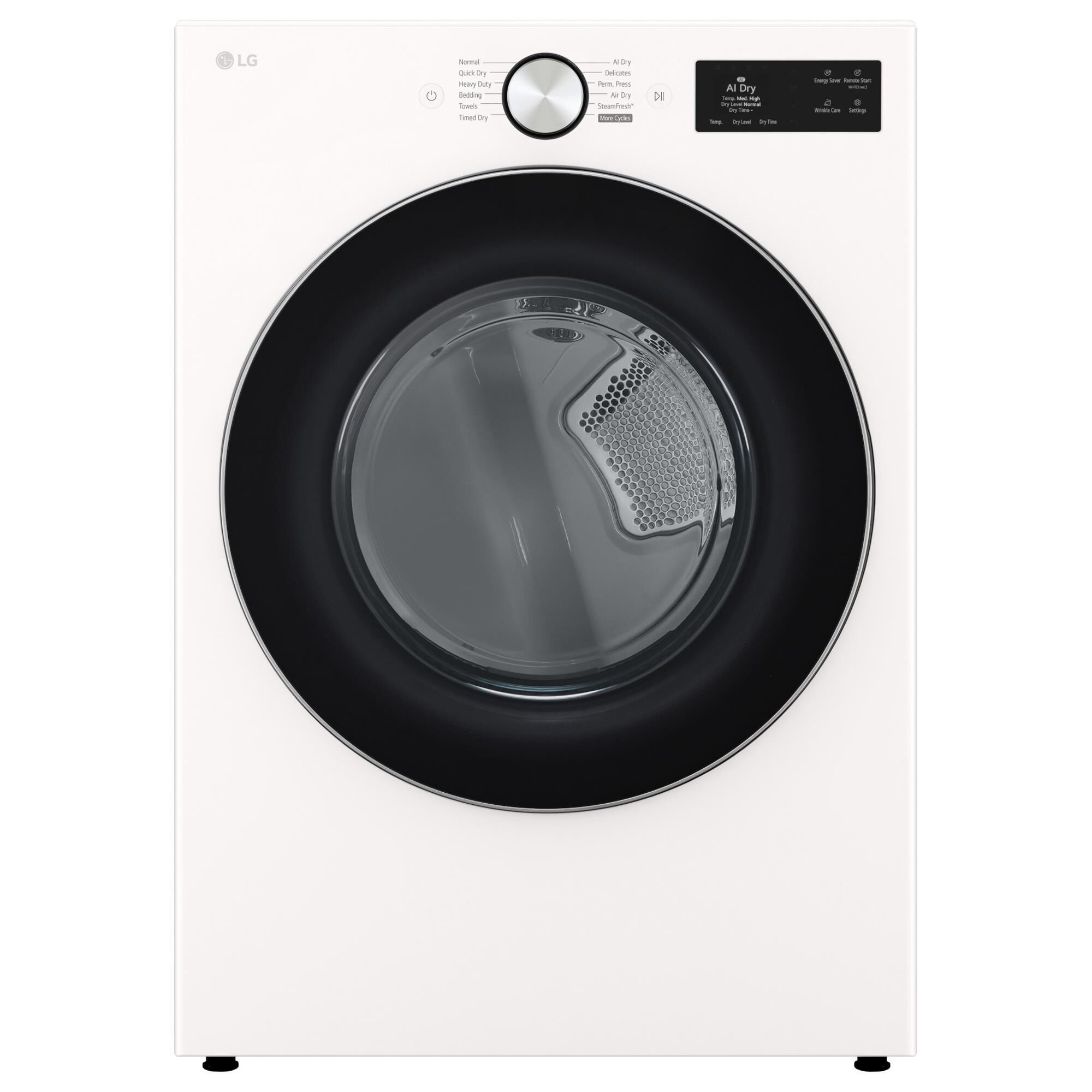 LG 7.4 Cu. Ft. Smart Front Load Electric Dryer with AI Sensor Dry