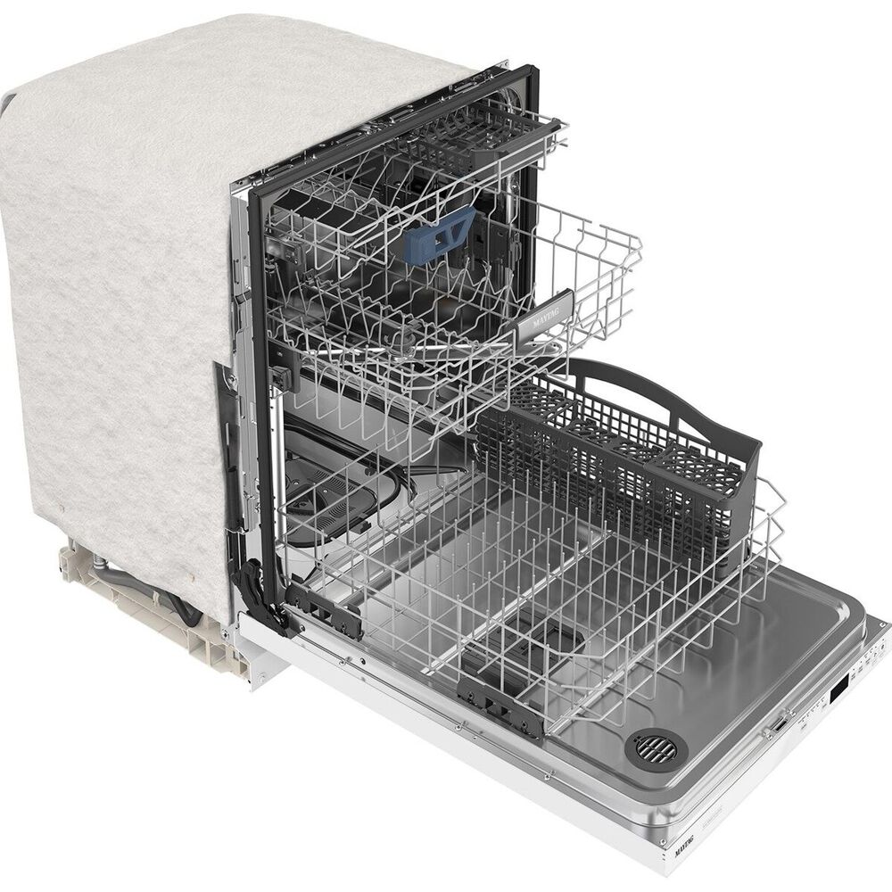 Maytag 24&quot; Built-In Top Controls Dishwasher in White, , large