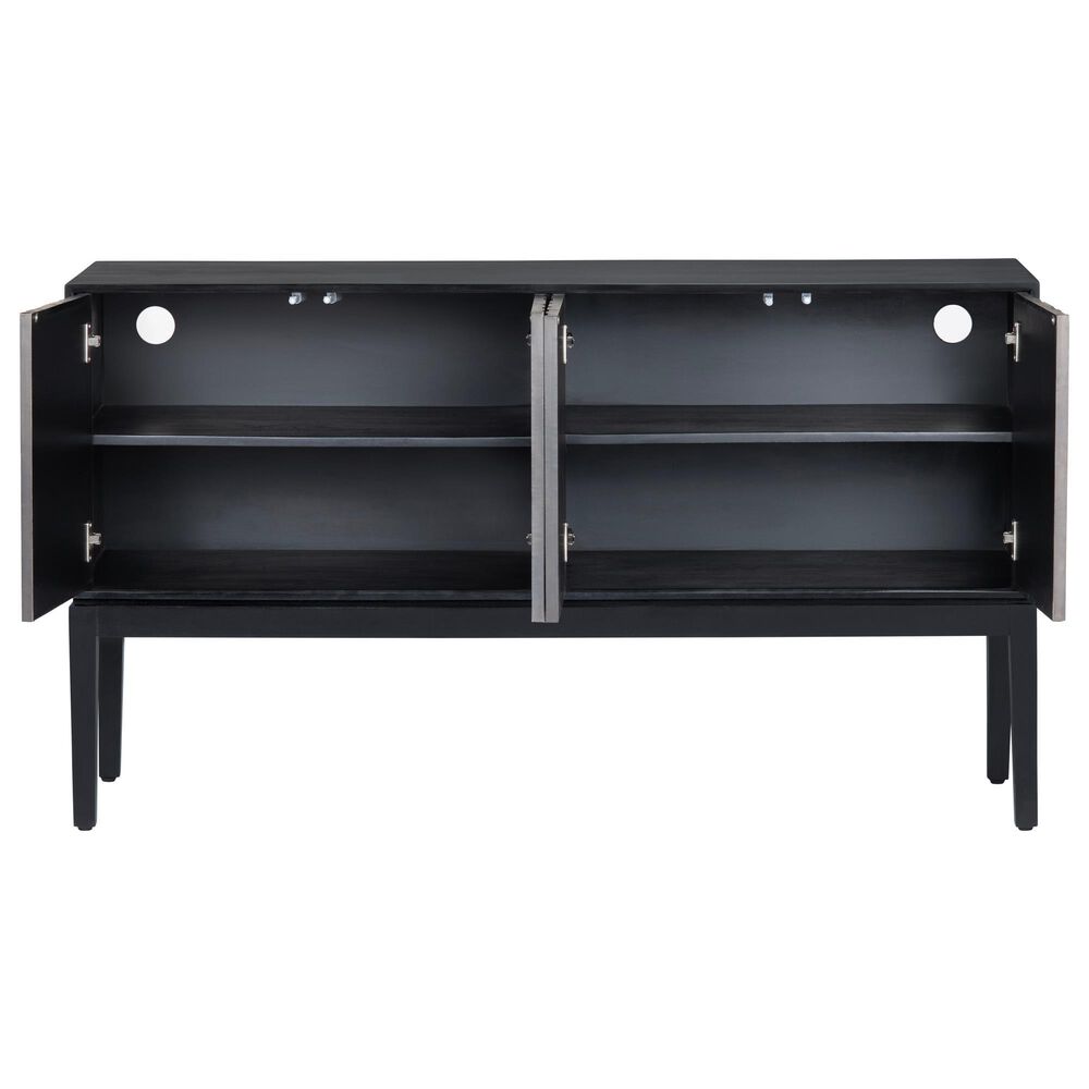 Crestview Collection Maximus 4-Door Sideboard in Black, , large