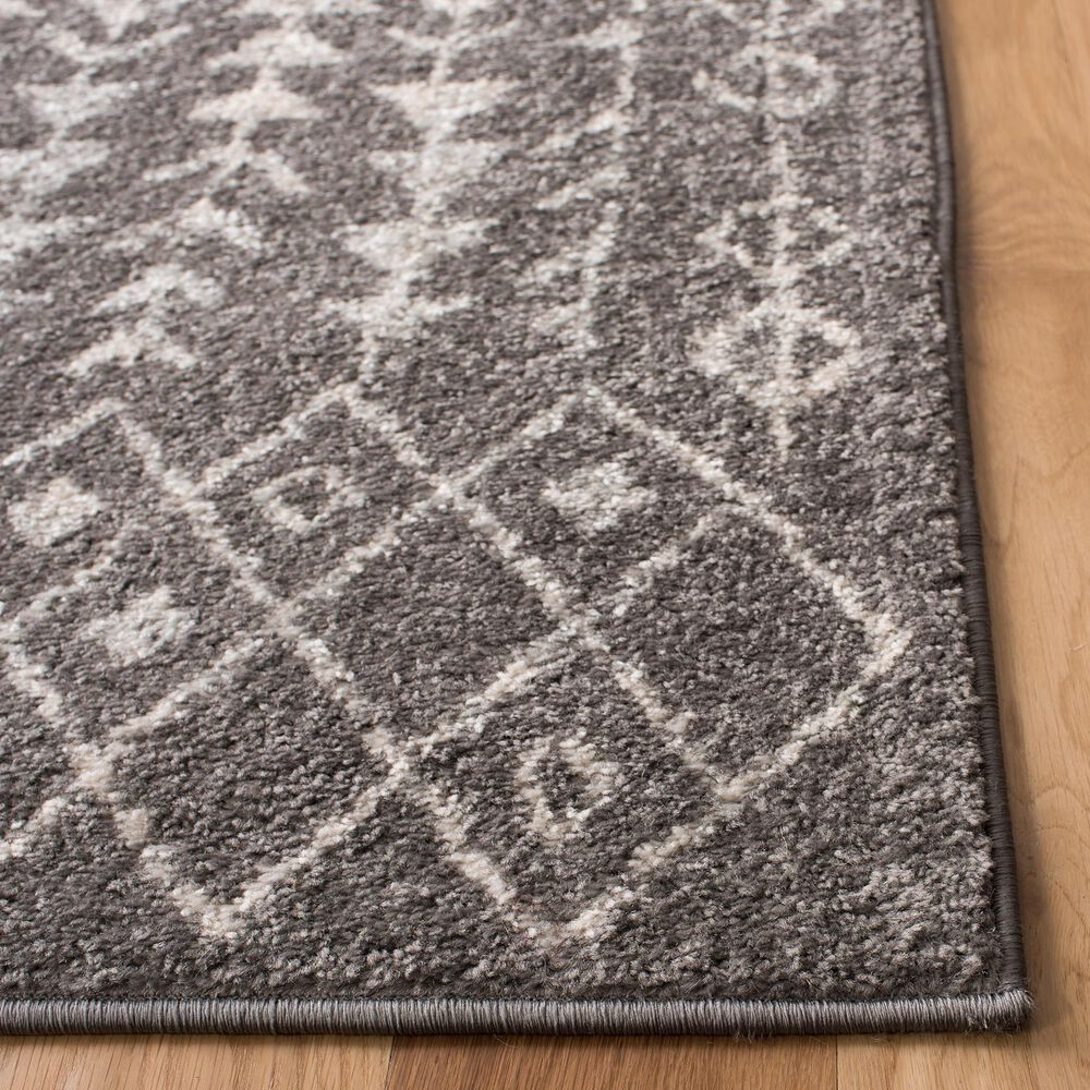 Safavieh Tulum TUL262F 6&#39;7&quot; Square Ivory and Dark Grey Area Rug, , large