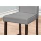 Monarch Specialties Dining Chair with Grey Cushion in Black (Set of 2), , large