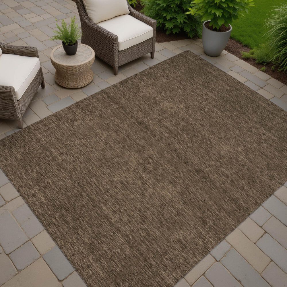 Dalyn Rug Company Soft Essentials Solid Chocolate 10' x 14' Area Rug, , large