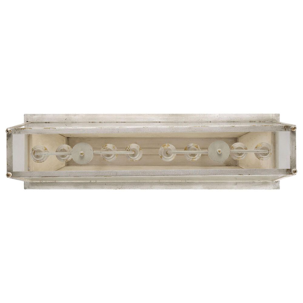 Golden Lighting Abingdon 8-Light Linear Pendant in Antique Ivory, , large