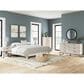 Ashley Socalle King Platform Bed in Light Natural, , large