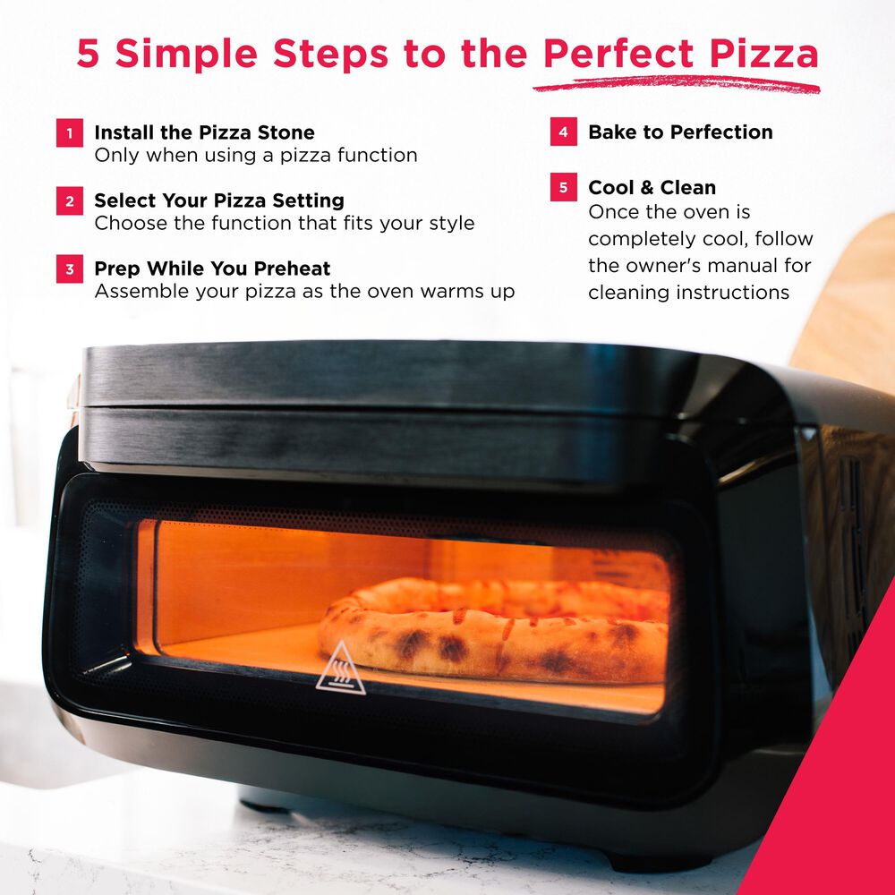 Frigidaire Indoor Pizza Oven &amp; Air Fryer, , large