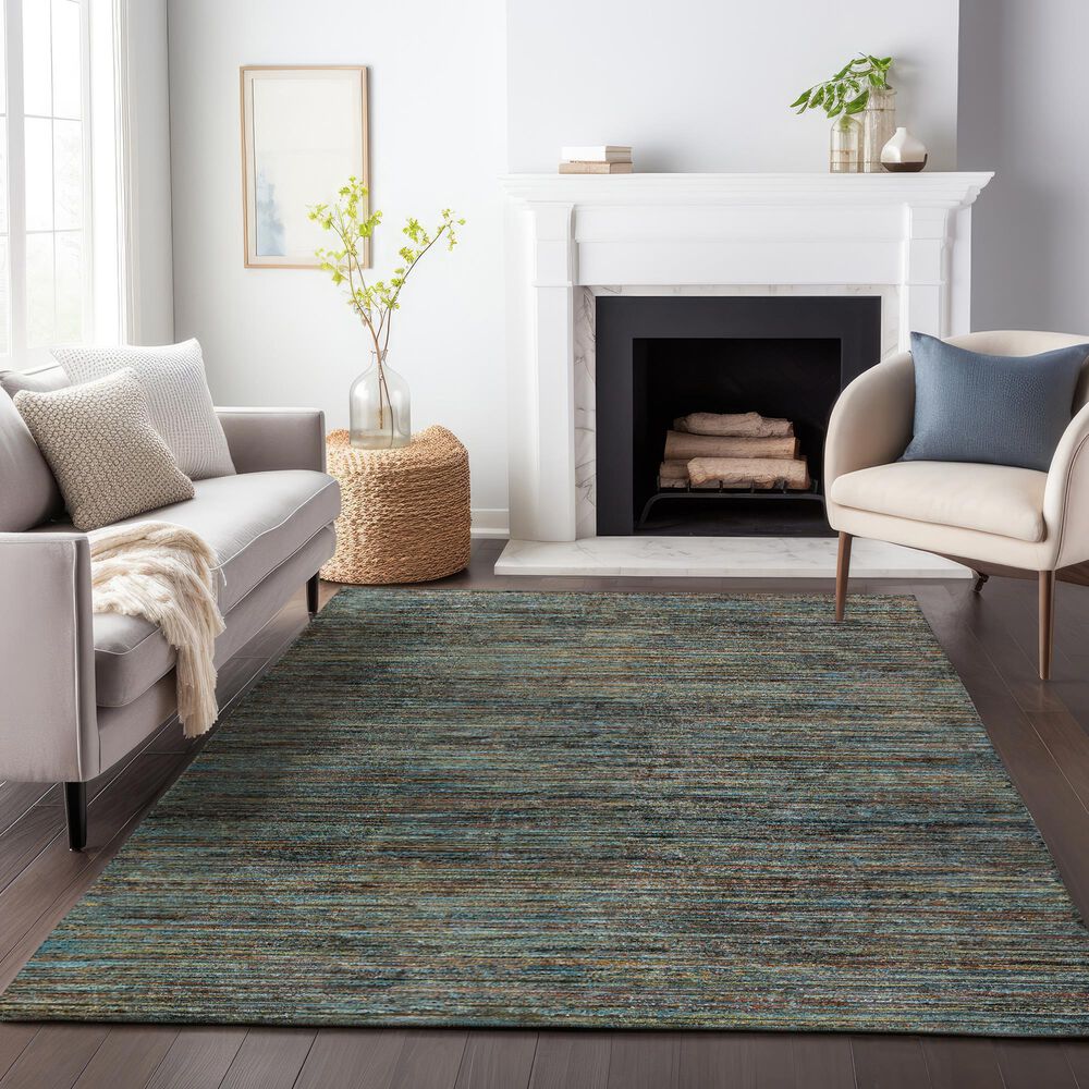 Dalyn Rug Company Rialto 3&#39; x 5&#39;1&quot; Blue Area Rug, , large