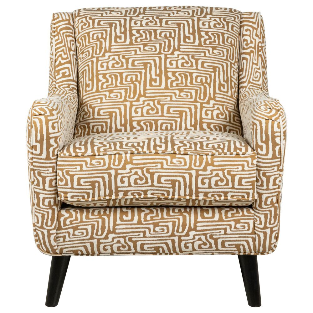 Xenia Durango Pewter Accent Chair in Zeitgeist Squash, , large