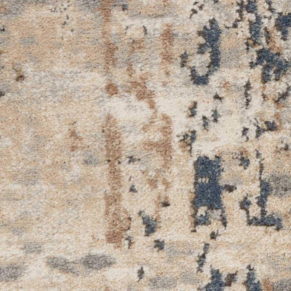 Nourison Quarry QUA01 5&#39;3&quot; x 7&#39;3&quot; Beige and Grey Area Rug, , large