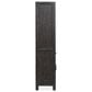 Nicolette Home Plum Creek Display Cabinet with Hutch in Ravenwood Black, , large