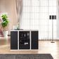 Furniture of America Taylor Buffet in Black/Cement, , large