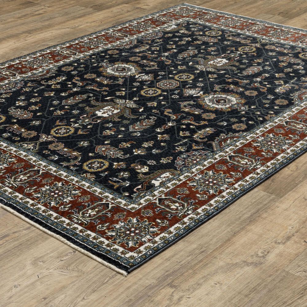 Oriental Weavers Vivian VI05A 9&#39;10&quot; x 12&#39;10&quot; Blue Area Rug, , large