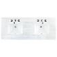 James Martin Vanities Brittany 60" Double Bathroom Vanity in Urban Gray with 3 cm Arctic Fall Solid Surface Top, , large