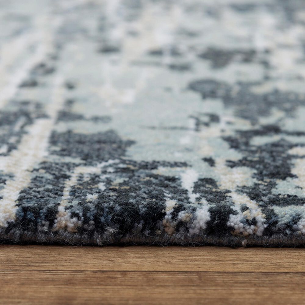 RIZZY Elite 10&#39; x 13&#39; Gray, Denim and Charcoal Area Rug, , large