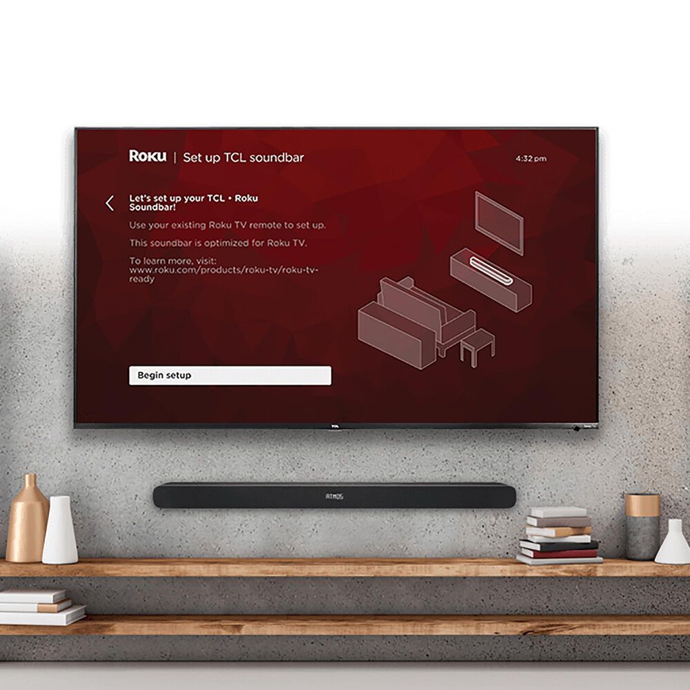 TCL 55&quot; Class 4-Series 4K LED UHD HDR - Smart Roku TV with Alto 8i 2.1 Channel Soundbar, , large