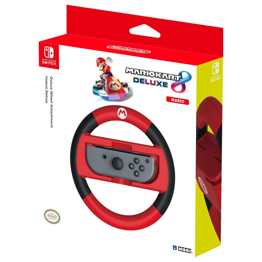 Hori Mario Kart 8 Deluxe Mario Racing Wheel Controller in Red
