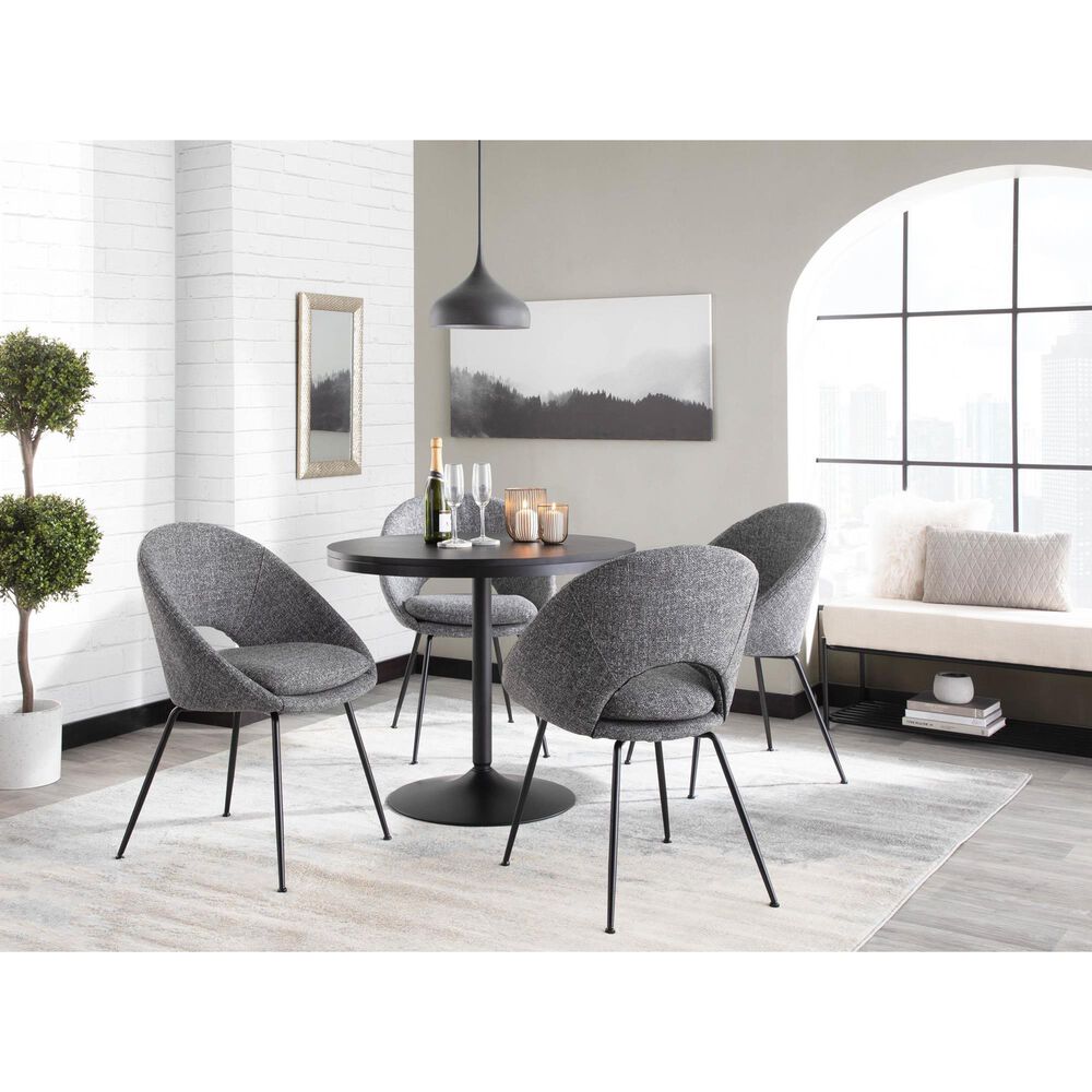 Lumisource Dakota Dining Table in Black - Table Only, , large
