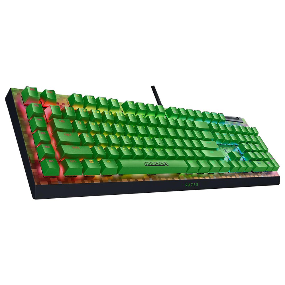 Razer BlackWidow V4 X Minecraft Edition Mechanical Gaming Keyboard in Green, , large