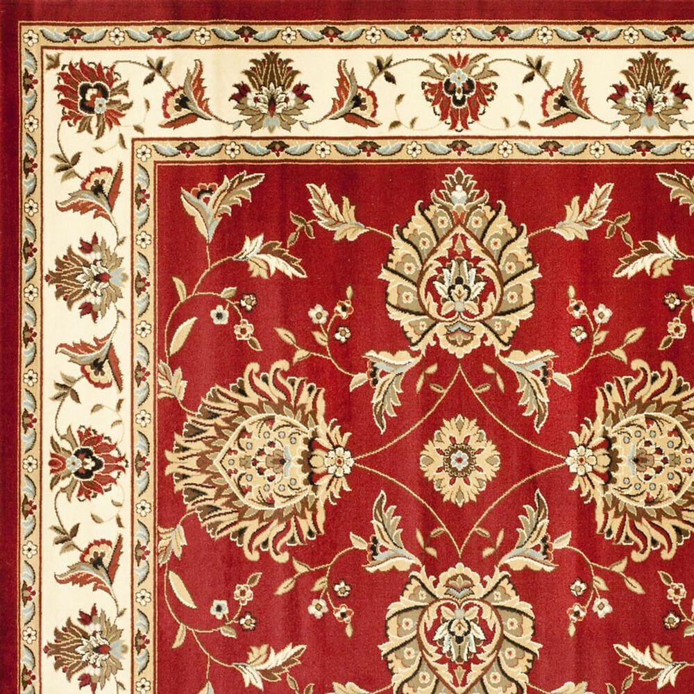 Safavieh Lyndhurst LNH555 8&#39;9&quot; x 12&#39; Red and Ivory Area Rug, , large